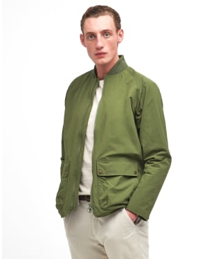 Men's Barbour Beaumont Showerproof Jacket - Palm Green