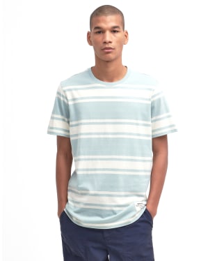 Men's Barbour Kilton Stripe T-Shirt - Blue Chalk