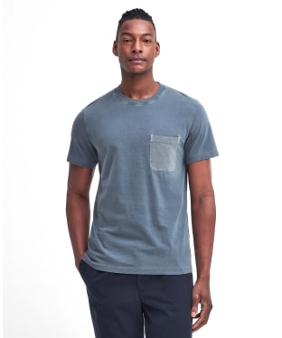 Men's Barbour Liverton Crew Neck T-Shirt - Dark Slate