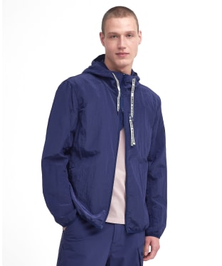 Men's Barbour International Exchange Hooded Jacket - Pigment Navy