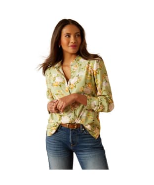 Women’s Ariat Clarion Long Sleeve Blouse - Rosemore Print