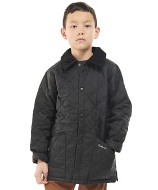 Boy's Barbour Liddesdale Quilted Jacket, 2-9yrs - New Black