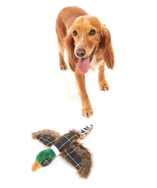 Barbour Pheasant Dog Toy - Classic Tartan