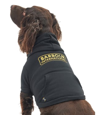 Barbour International Hooded Dog Coat - Black