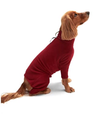 Barbour All In One Dog Fleece - Red