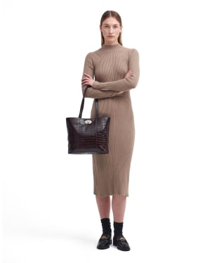 Women's Barbour Francis Knitted Midi Dress - Honey