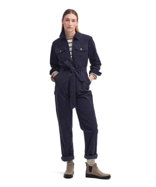 Women's Barbour Amber Jumpsuit - Navy