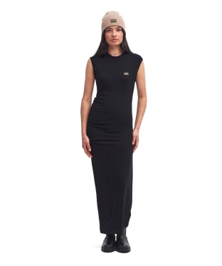 Women's Barbour International Callie Midi Dress - Black