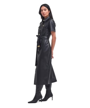 Women's Barbour International Aria Midi Dress - Black