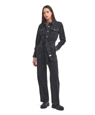 Women's Barbour International Sunita Jumpsuit - Washed Black