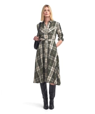 Women's Barbour Marianne Dress - Ancient Loden Tartan