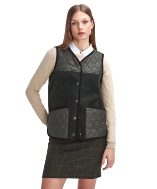 Women's Barbour Brambles Fleece Gilet - Olive