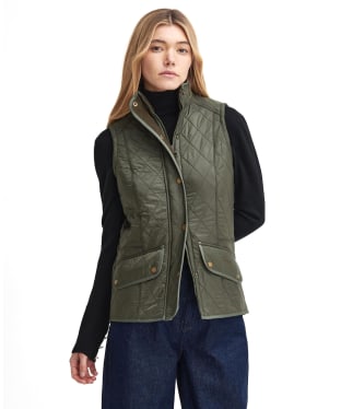 Women's Barbour Cavalry Gilet - Olive