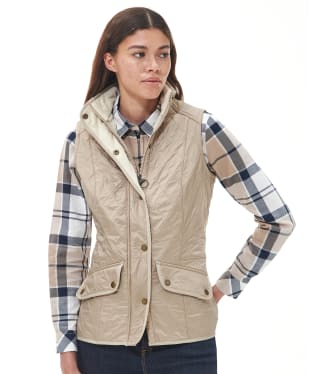 Women's Barbour Cavalry Gilet - Light Fawn