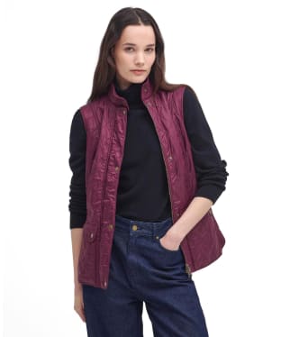 Women's Barbour Wray Gilet - Cabernet / Brown