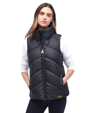 Women's Barbour International Mackney Gilet - Black