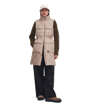 Women's Barbour International Meir Gilet - Light Trench