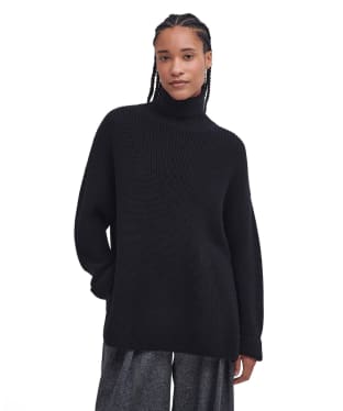 Women’s Barbour Stitch Cape Jumper - New Black