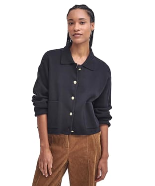 Women's Barbour Noelle Knitted Cardigan - Black