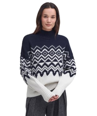 Women's Barbour Gwyn Knitted Jumper - Cloud