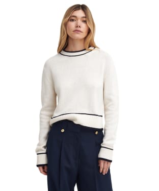 Women's Barbour Rochelle Knitted Jumper - Cloud