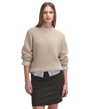 Women's Barbour Willows Knitted Jumper - Oatmeal