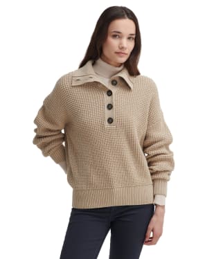 Women's Barbour Woodside Knitted Jumper - Oatmeal