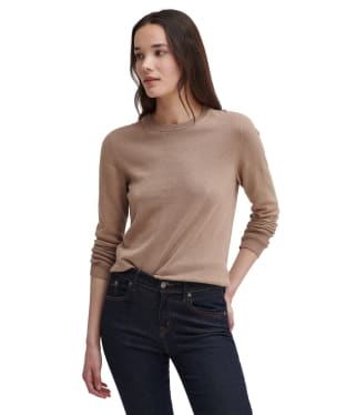 Women's Barbour Brambles Knitted Jumper - Sand Dune