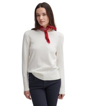 Women's Barbour Brambles Knitted Jumper - Aran Tropical