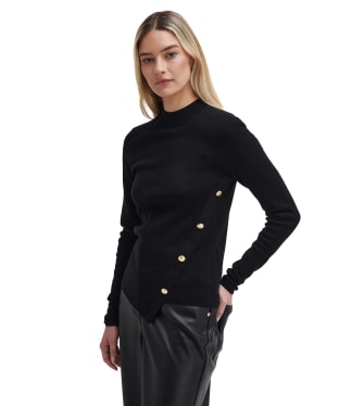 Women's Barbour International Callie Knitted Jumper - Black