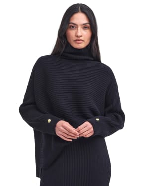 Women's Barbour International Roberta Knitted Jumper - Black