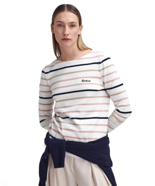 Women’s Barbour Hawkins Top - Cloud Stripe 11