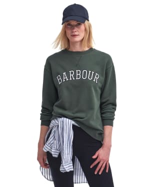 Women's Barbour Northumberland Sweatshirt - Olive