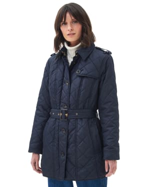 Women’s Barbour Tummel Quilted Jacket - Dark Navy / Classic