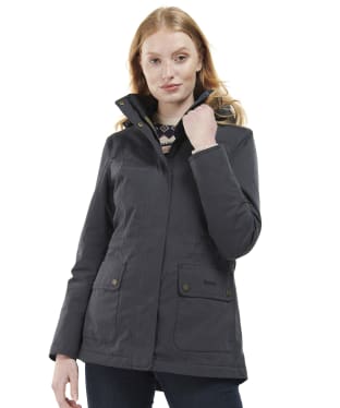 Women's Barbour Buttercup Waterproof Jacket - Dark Navy / Classic