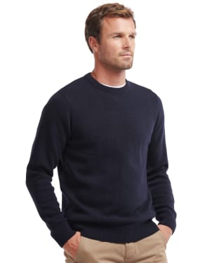 Men's Barbour Nelson Essential Crew Sweater - Navy