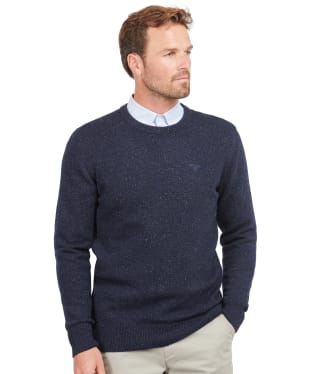 Men's Barbour Tisbury Crew Neck Sweater - Navy