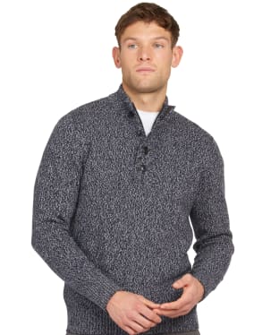 Men’s Barbour Sid Half Zip Knit - Navy Marl