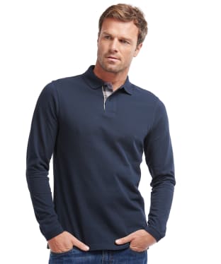 Men’s Barbour L/S Sports Polo Shirt - Navy