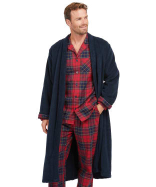 Men’s Barbour Lachlan Dressing Gown - Navy