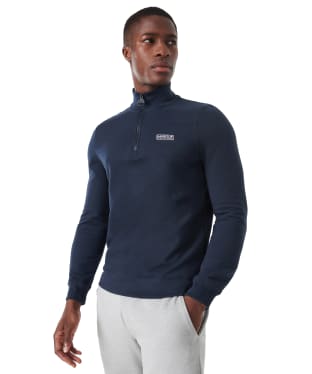 Men’s Barbour International Essential Half Zip Sweater - International Navy