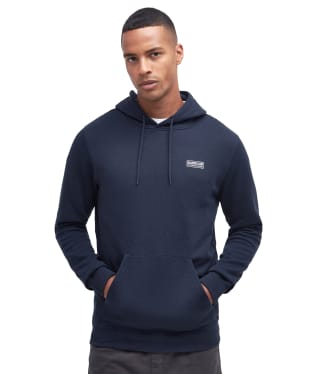 Men's Barbour International Small Logo Hoodie - Navy