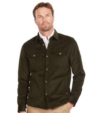 Men’s Barbour Cord Overshirt - Olive