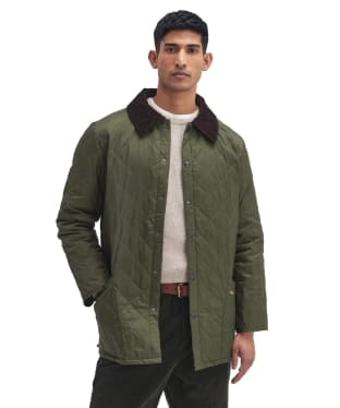 Men's Barbour Heritage Liddesdale Quilted Jacket - Olive