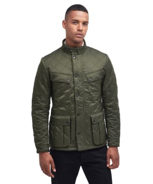 Men's Barbour International Ariel Polarquilt Jacket - Olive