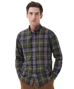 Men's Barbour Edgar Tailored Shirt - Olive