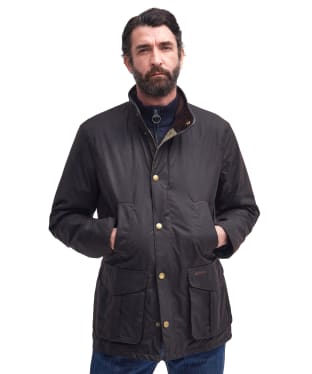 Men's Barbour Hereford Waxed Jacket - Rustic