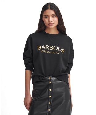 Women's Barbour International Laia Sweatshirt - Black