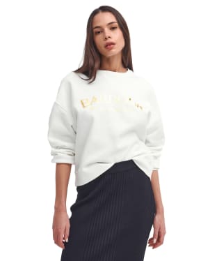 Women's Barbour International Laia Sweatshirt - Off White