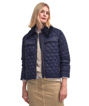 Women's Barbour Beauly Quilted Jacket - Navy / Classic